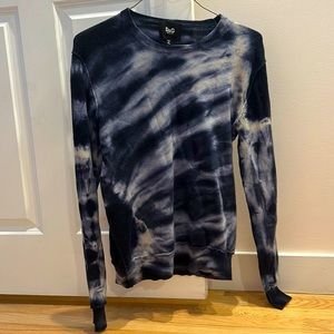 D&G Dolce & Gabbana navy cashmere tie dye sweater